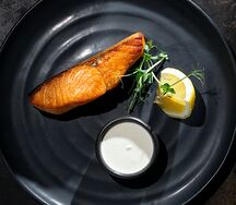 Стейк из лосося