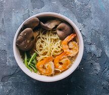 Суп Рамен с креветкой