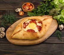 Хачапури с пепперони