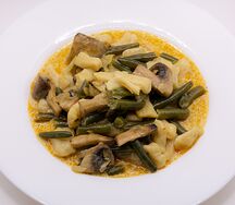 Картофельные ньокки с грибами