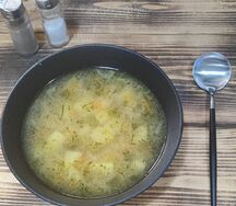 Суп гороховый с копчёностями