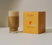 Кофе-латте с кокосовым молоком и пребиотиком re-feel