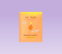 Кофе-латте с кокосовым молоком и пребиотиком re-feel 