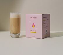 Чай-латте с чагой и специями re-feel