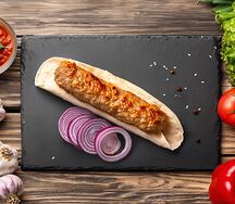 Люля-кебаб из курицы в лаваше