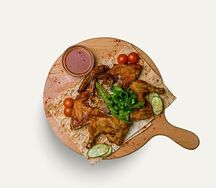 Цыплёнок табака с соусом чили