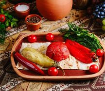 Запеченные овощи на мангале