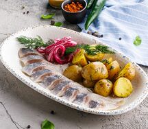 Сельдь с картофелем