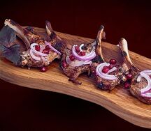 Шашлык из баранины на кости 