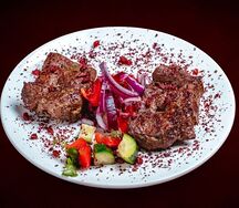 Шашлык из бараньих яблочек