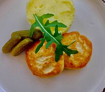 Котлеты Куринные с картофельным пюре