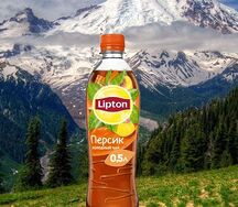 Холодный чай Lipton Персик