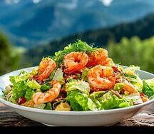 Цезарь с креветками
