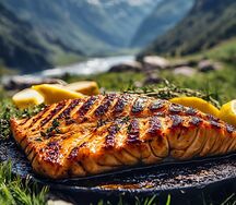 Форель (стейк) гриль