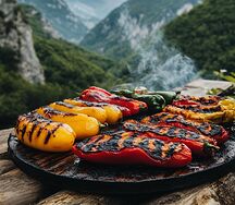 Перец на гриле