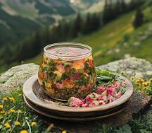 Окрошка на квасе