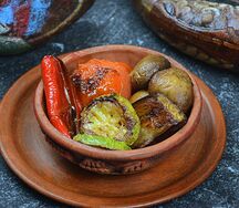 Овощи на мангале