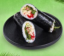 Кинг-ролл с крабом 