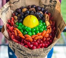 Букет из фруктов и сухофруктов Милан