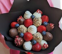 Клубничный букет Шот