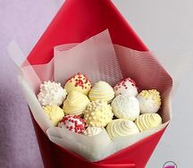 Клубничный букет Клубничный чизкейк