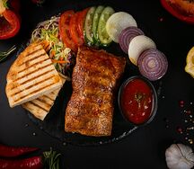 Фаршированная свиная вырезка