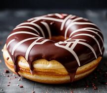 Пончик карамель