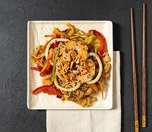 Рисовая лапша с морепродуктами