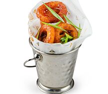 Луковые кольца в соусе унаги