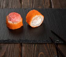 Запеченный с креветкой