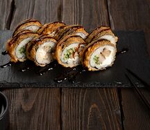 Темпура Угорь-лосось