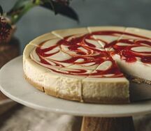 Чизкейк клубничный