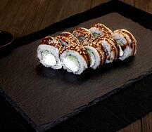 Ролл запеченная филадельфия с окунем