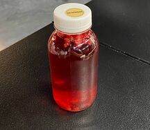 Лимонад домашний малина-мята