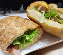 Чиабатта с курицей мини