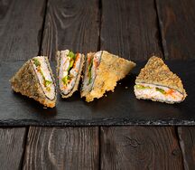 Темпурный сэндвич с креветкой