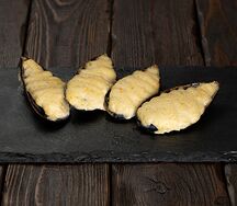 Мидии, запеченные под сырным соусом