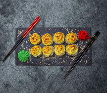 Ролл Цезарь запеченный