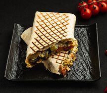 Шаурма Веганская с печеными овощами