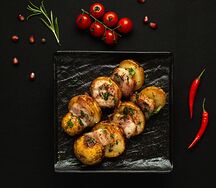 Картофель с салом