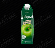 Сок Добрый яблочный 1 л