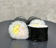 Футомаки креветка и манго