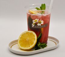 Домашний малиновый лимонад 