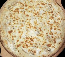 Пицца курица грибы