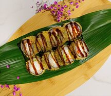 Жареный с креветкой