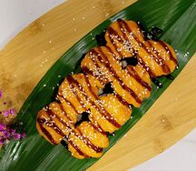 Запечённый краб-лосось