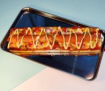 Корейская пицца Хот-дог