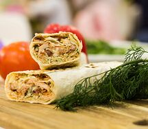 Шаурма с картофелем фри