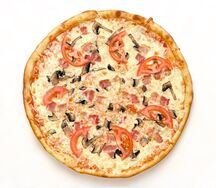 Пицца Бекон-грибы