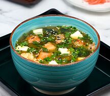 Мисо-суп с лососем